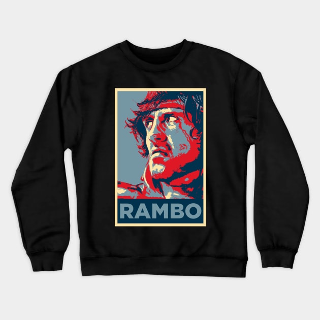 Rambo Crewneck Sweatshirt by TEEVEETEES